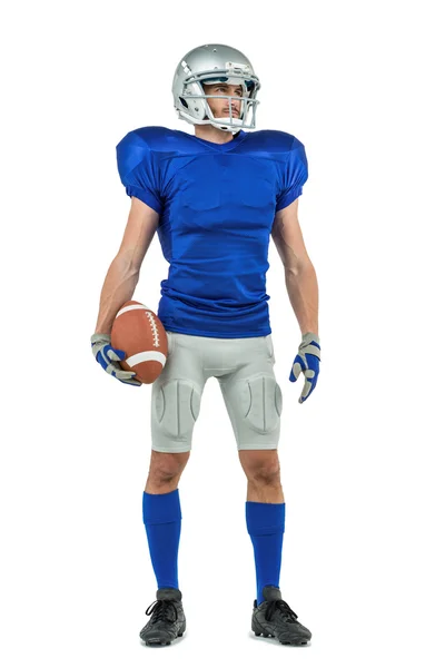 American football player looking away — Stock Photo, Image