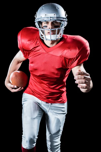 Sportman American football spelen — Stockfoto