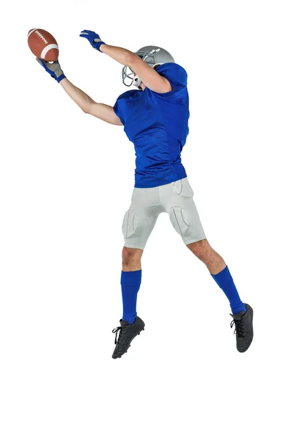 Sportler beim Ballfang — Stockfoto