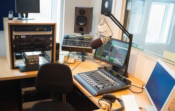 Modern equipment on desk — Stock Photo, Image