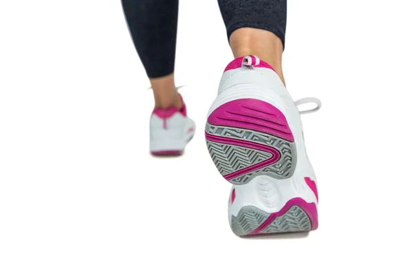 Close-up of woman wearing sports shoes — Stock Photo, Image