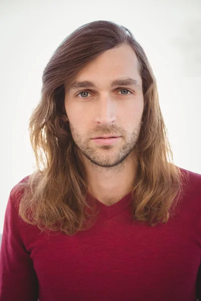 Portrait of confident hipster in office — Stock Photo, Image