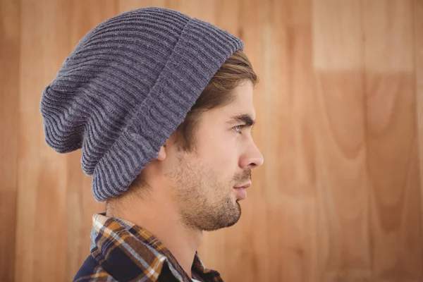 Profile view of confident hipster — Stock Photo, Image