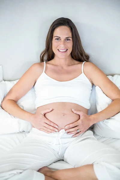 Portret van een gelukkige vrouw — Stockfoto