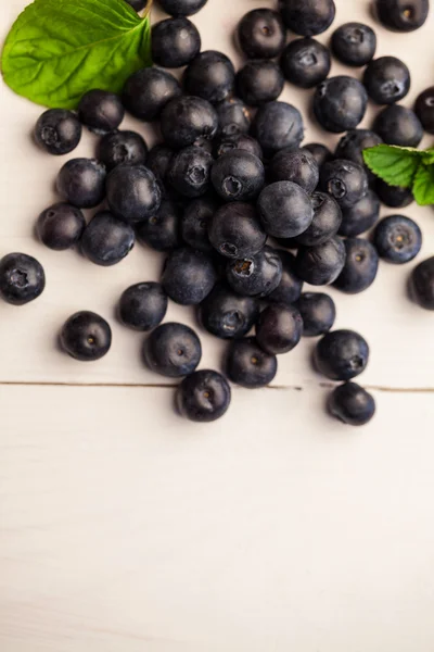 Fresh blueberries in close up — Stock Photo, Image