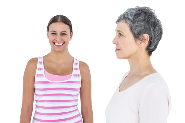 Ajuste de las mujeres sobre fondo blanco — Foto de Stock