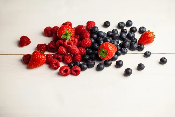 Fresh berries in close up — Stock Photo, Image