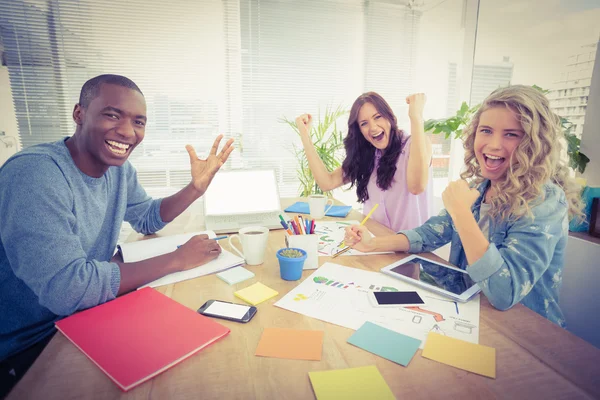 Retrato de gente sonriente de negocios — Foto de Stock