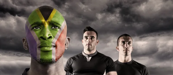 Jugador de rugby de Sudáfrica — Foto de Stock