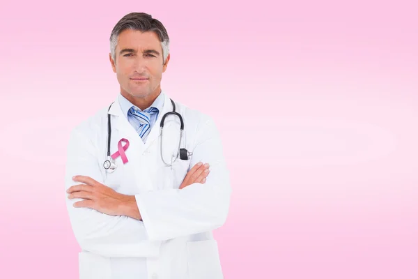 Serious doctor looking at camera — Stock Photo, Image