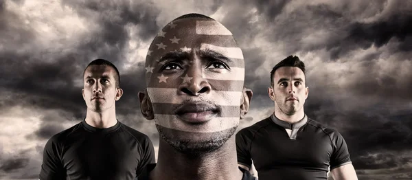 Usa rugby players — Stock Photo, Image