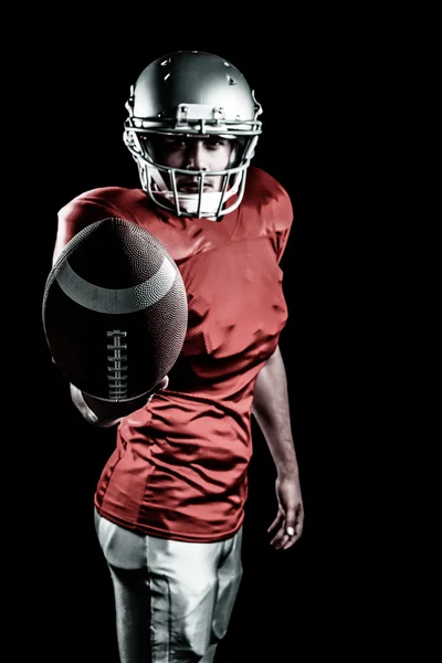 American Football Player Looking At Camera Stock Photo - Download Image Now  - American Football - Sport, Portrait, Quarterback - iStock