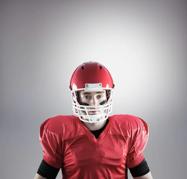 アメリカン フットボール選手の肖像画 — ストック写真