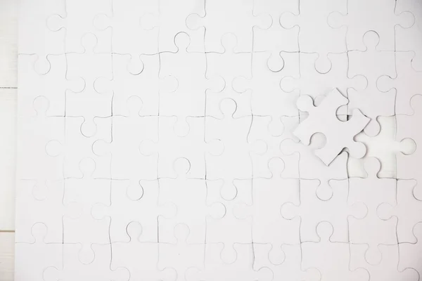 Felső-fehér puzzle — Stock Fotó