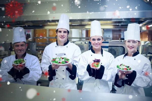 Samengestelde afbeelding van sneeuw — Stockfoto