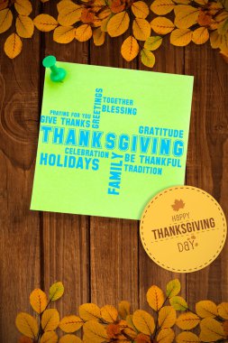 happy thanksgiving day clipart
