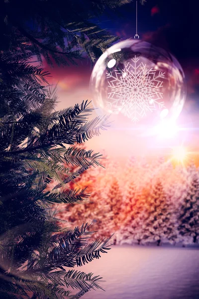 Karácsonyi csecsebecse kompozit kép — Stock Fotó