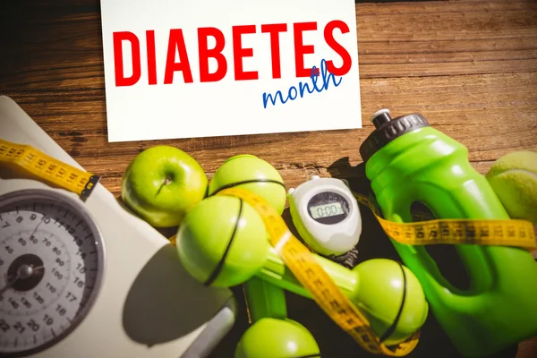 Imagen compuesta del mes de la diabetes — Foto de Stock