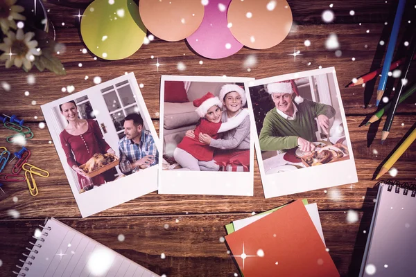 Kantoorbenodigdheden met direct foto 's — Stockfoto