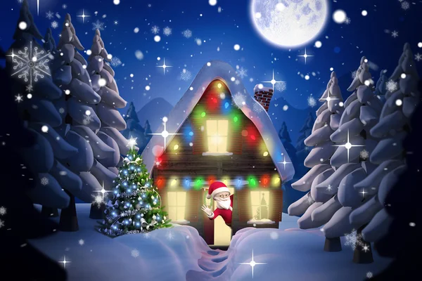 Cartoon Santa Claus — Stockfoto