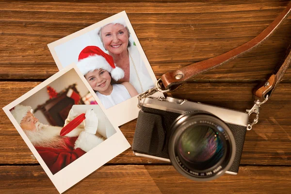 Sorridente nonna e bambina — Foto Stock