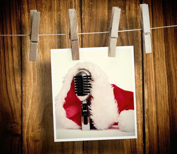 Asılı Noel kartı — Stok fotoğraf