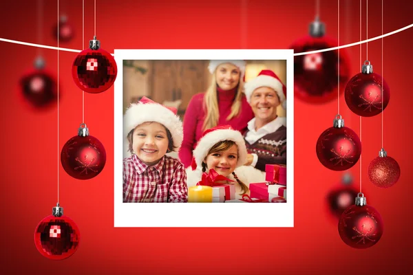 Composite image of christmas photographs — Stock Photo, Image