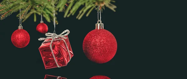 Samengestelde afbeelding van kerstversiering — Stockfoto