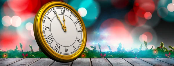 Composite image of illustration of a clock — Stock Photo, Image