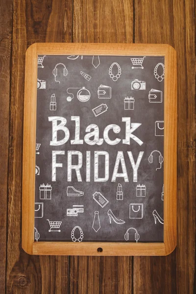 Kompositbild der Black-Friday-Werbung — Stockfoto