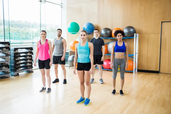 Fitness klasse in de studio — Stockfoto