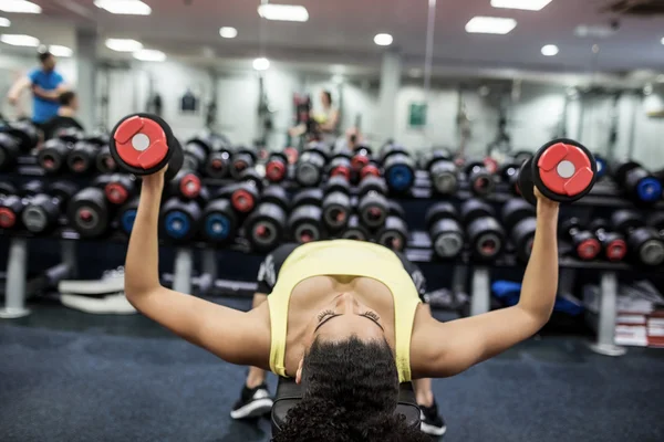 Fit woman working out — Stock Photo, Image