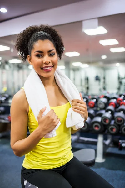 Fit woman working out — Stock Photo, Image