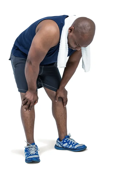 Fit man taking a break — Stock Photo, Image