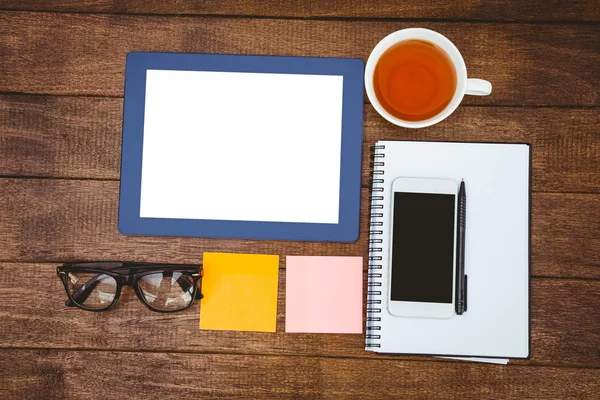 På nära håll beskåda av business grejer — Stockfoto