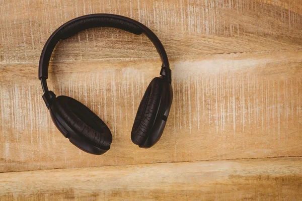 View of a black headphone — Stock Photo, Image