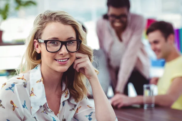 Equipo empresarial creativo trabajando duro juntos — Foto de Stock