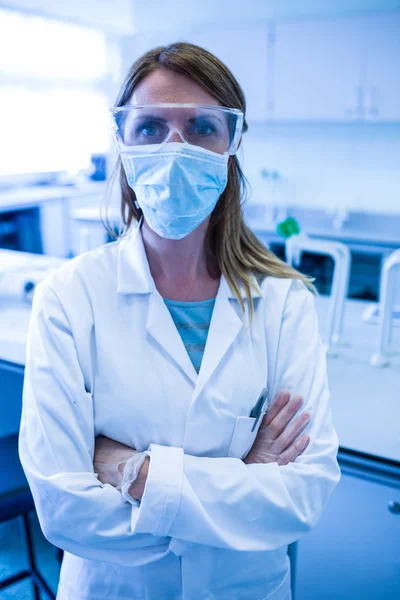 Scientist looking at the camera — Stock Photo, Image