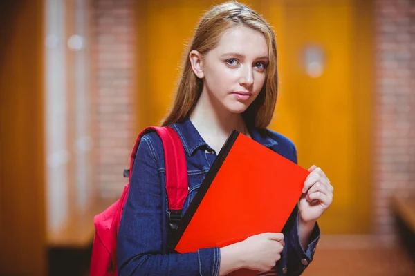 Restless student looking at the camera — Stock Photo, Image