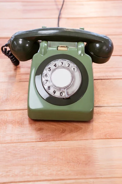 Vista ravvicinata di un vecchio telefono — Foto Stock