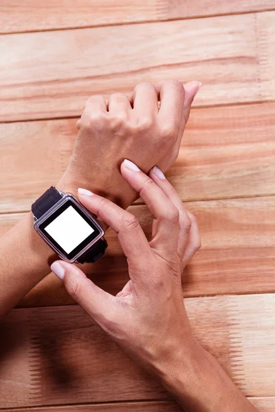 Close up view of a watch — Stock Photo, Image