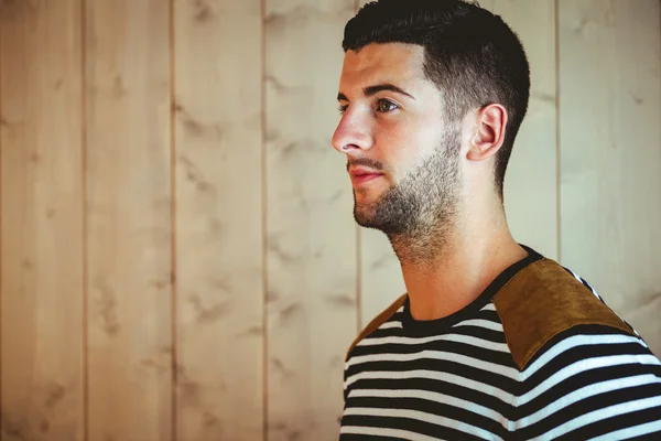 Handsome hipster posing for camera — Stock Photo, Image