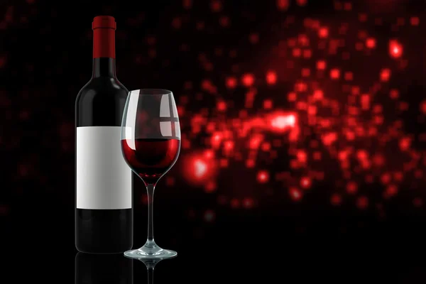 Composite image of red wine