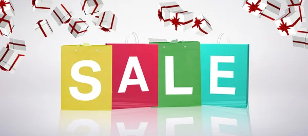 Sale gift bags — Stock Photo, Image