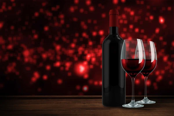 Sammansatt bild rött vin — Stockfoto
