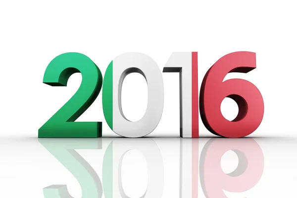 Composite image of 2016 graphic — Stock Photo, Image