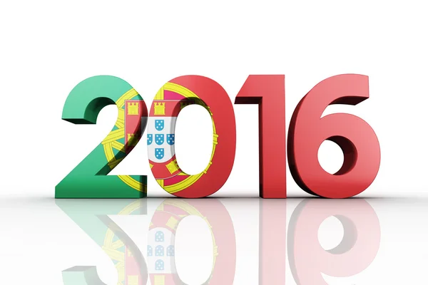 Composite image of 2016 graphic — Stock Photo, Image