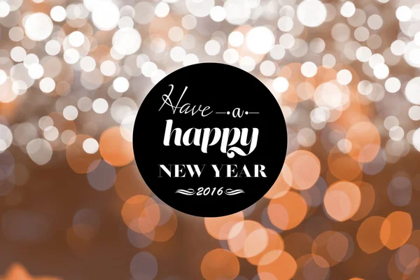 Composite image of new year graphic — Stock Photo, Image