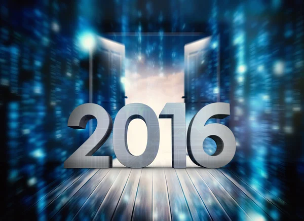 Composite image of 2016 graphic — Stock Photo, Image