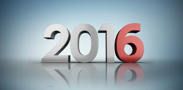 Composite image of 2016 graphic — Stock Photo, Image